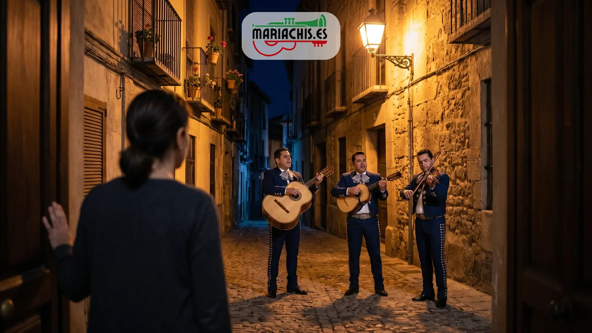 Pareja recibiendo una serenata de mariachi en España con la reacción emocional que justifica el presupuesto
