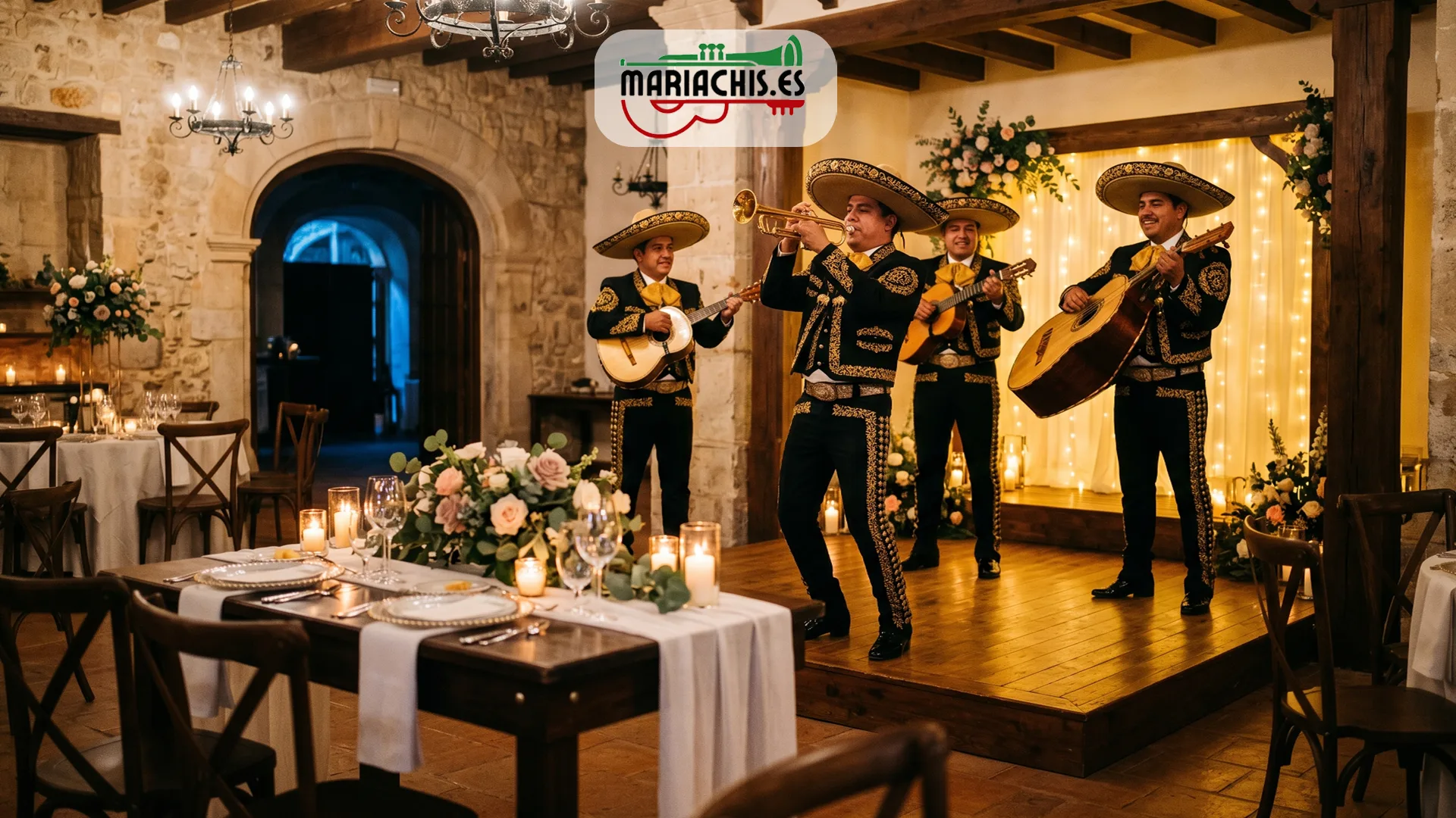 Pareja revisando presupuestos de mariachis en una tablet antes de contratar para su boda
