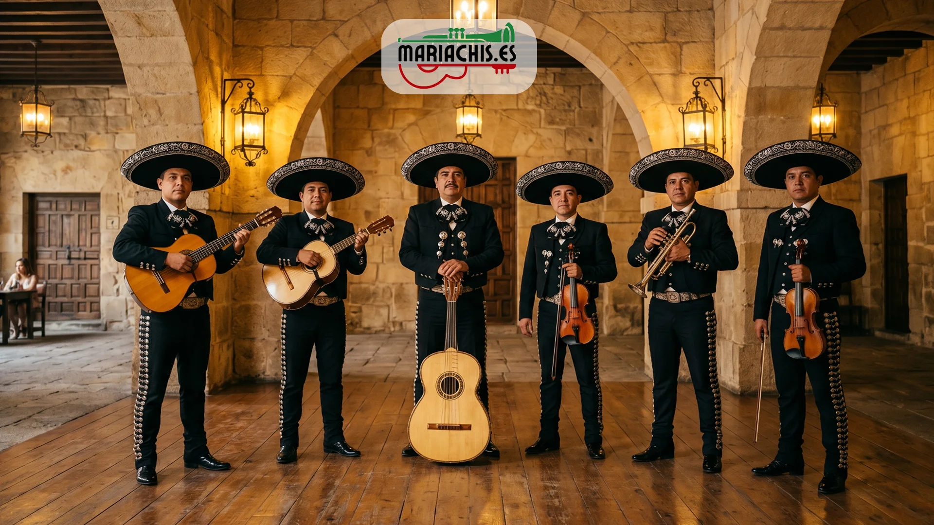 Mariachi actuando en un evento en España como expresión viva del Patrimonio Cultural de la Humanidad reconocido por la UNESCO